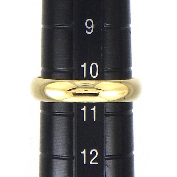ティファニー Tiffany & Co. リング スタッキングバンド スクエアカット ルビー K18YG 10.5号 【中古】