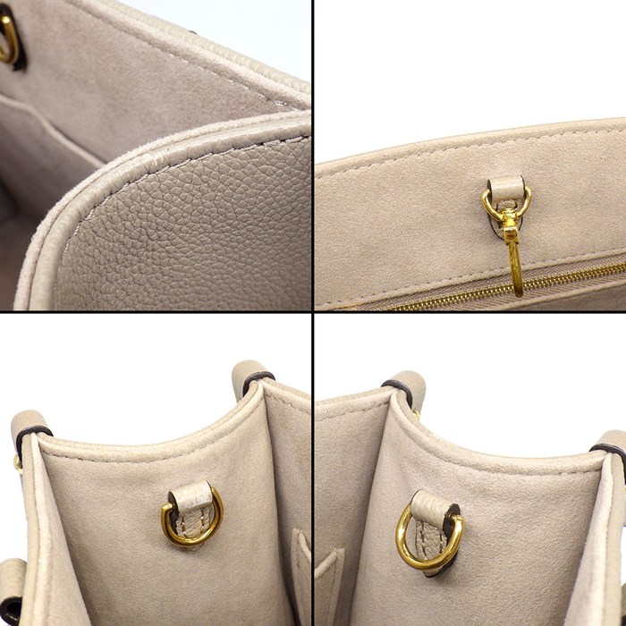 ルイ・ヴィトン LOUIS VUITTON トートバッグ オンザゴー PM M45779 トゥルトレール クレーム バイカラーモノグラムアンプラント 【中古】