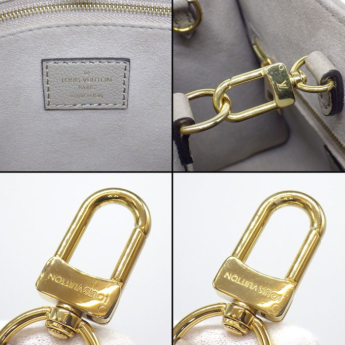 ルイ・ヴィトン LOUIS VUITTON トートバッグ オンザゴー PM M45779 トゥルトレール クレーム バイカラーモノグラムアンプラント 【中古】