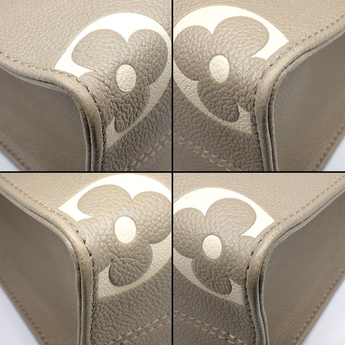ルイ・ヴィトン LOUIS VUITTON トートバッグ オンザゴー PM M45779 トゥルトレール クレーム バイカラーモノグラムアンプラント 【中古】