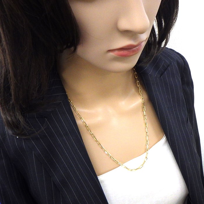 カルティエ Cartier ネックレス サントス デュモン B7224582 チェーン K18YG 【中古】