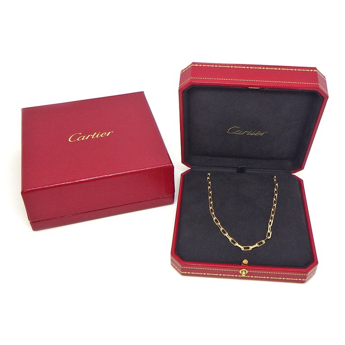 カルティエ Cartier ネックレス サントス デュモン B7224582 チェーン K18YG 【中古】