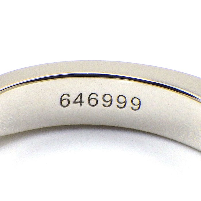 ハリーウィンストン HARRY WINSTON リング トリスト シングル ワンロウ バンド WBDPRD1RTST ハーフ エタニティ サークル パヴェ 27ポイント ダイヤモンド 約0.11ct PT950 10号 【中古】