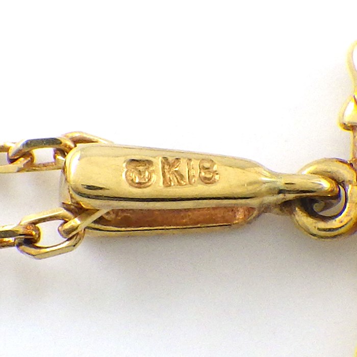 ミキモト MIKIMOTO ネックレス ホース 馬モチーフ パール 5mm珠 K18YG 【中古】