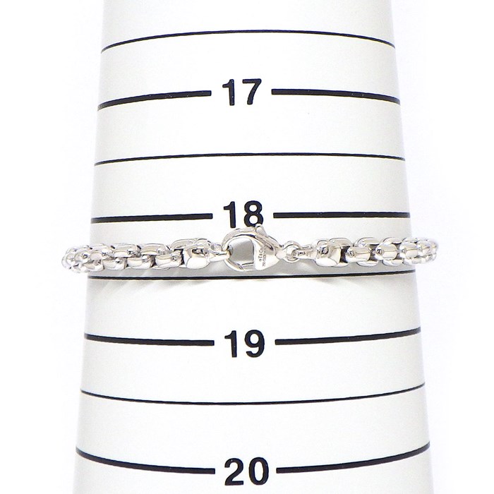 ティファニー Tiffany & Co. ブレスレット レクタングル チェーン K18WG 【中古】