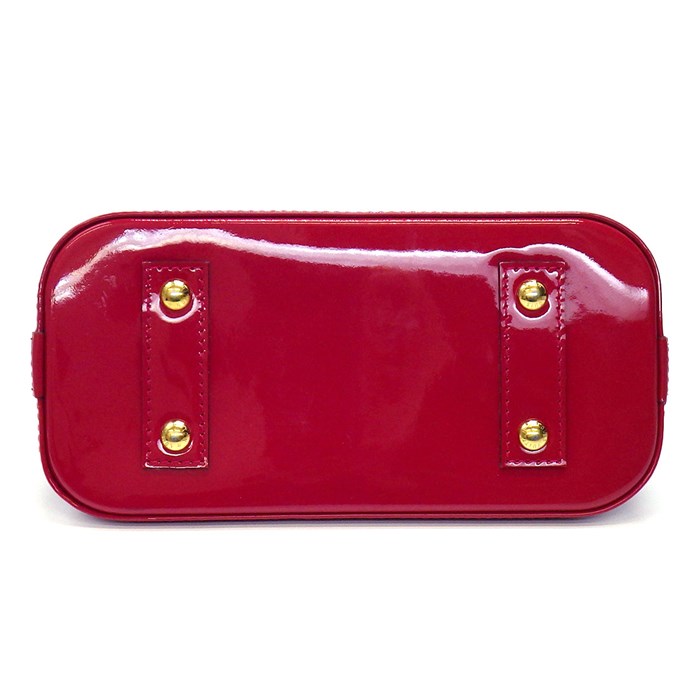 ルイ・ヴィトン Louis Vuitton ハンドバッグ ショルダーバッグ アルマ BB M91606 ポムダムール モノグラム ヴェルニ ゴールド金具 【中古】