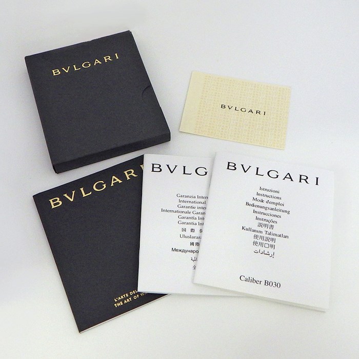 ブルガリ BVLGARI 腕時計 B-zero1 ビーゼロワン BZ23WSGDL/12/BZP23SG ダイヤベゼル 12ポイント ダイヤインデックス ホワイト文字盤 白 SS K18PG ホワイト レザーベルト クオーツアナログ 【中古】