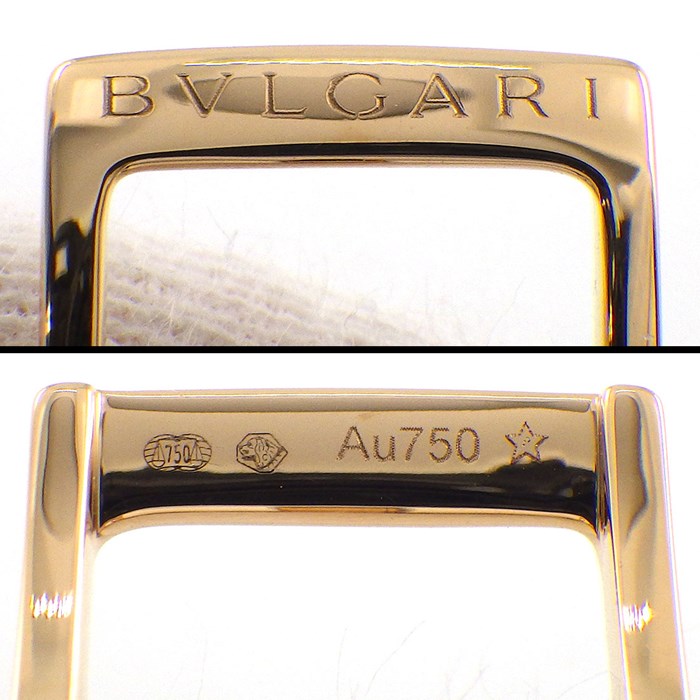 ブルガリ BVLGARI 腕時計 B-zero1 ビーゼロワン BZ23WSGDL/12/BZP23SG ダイヤベゼル 12ポイント ダイヤインデックス ホワイト文字盤 白 SS K18PG ホワイト レザーベルト クオーツアナログ 【中古】