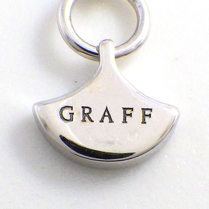 グラフ Graff GRAFF ネックレス パヴェ バタフライ ミニ RGP550 1ポイント マーキスカット ダイヤモンド 48ポイント ラウンドカット ダイヤモンド 計0.55ct K18WG 【箱・保付き】 【中古】