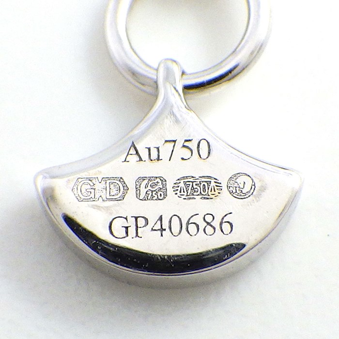 グラフ Graff GRAFF ネックレス パヴェ バタフライ ミニ RGP550 1ポイント マーキスカット ダイヤモンド 48ポイント ラウンドカット ダイヤモンド 計0.55ct K18WG 【箱・保付き】 【中古】