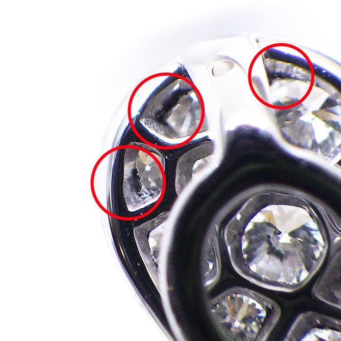 グラフ Graff GRAFF ネックレス パヴェ バタフライ ミニ RGP550 1ポイント マーキスカット ダイヤモンド 48ポイント ラウンドカット ダイヤモンド 計0.55ct K18WG 【箱・保付き】 【中古】