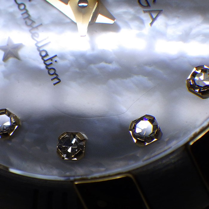 オメガ OMEGA 腕時計 コンステレーション 123.20.24.60.55.006 12ポイント ダイヤインデックス ホワイトシェル文字盤 白 K18YG SS クオーツアナログ 【箱・保付き】 【中古】