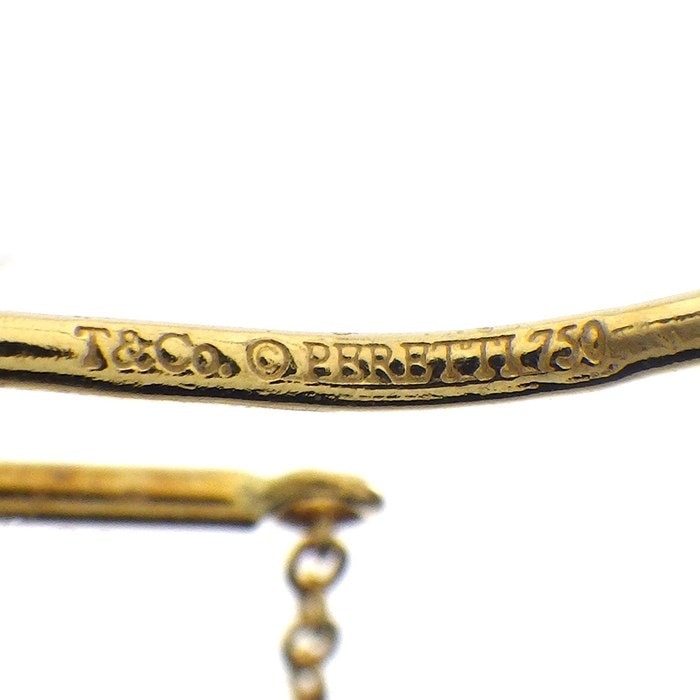 ティファニー Tiffany & Co. フックピアス バイ ザ ヤード チェーン 60926905 スウィング ドロップ パール K18YG 【中古】