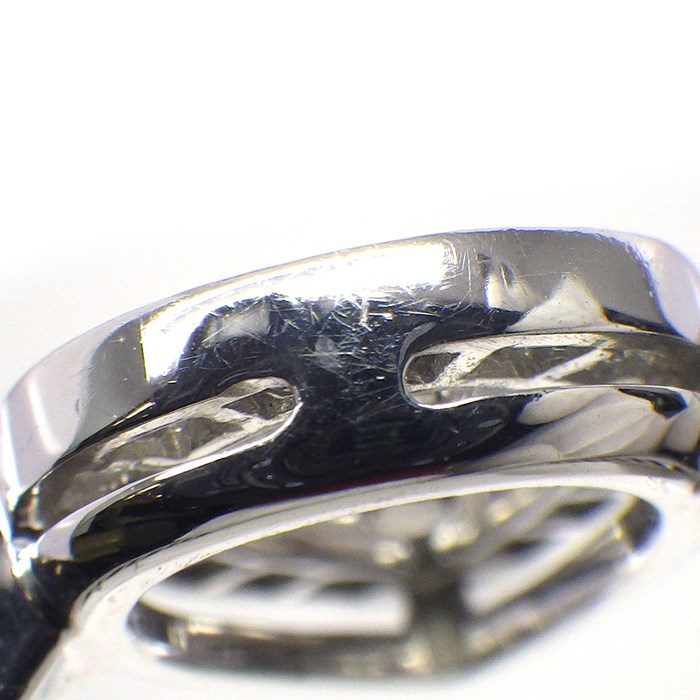 ブシュロン BOUCHERON リング デンジャラス ビューティー アバ パヴェ ダイヤモンド 1ポイント ペアシェイプ ダイヤモンド 0.25ct K18WG 12号 / #54 【中古】