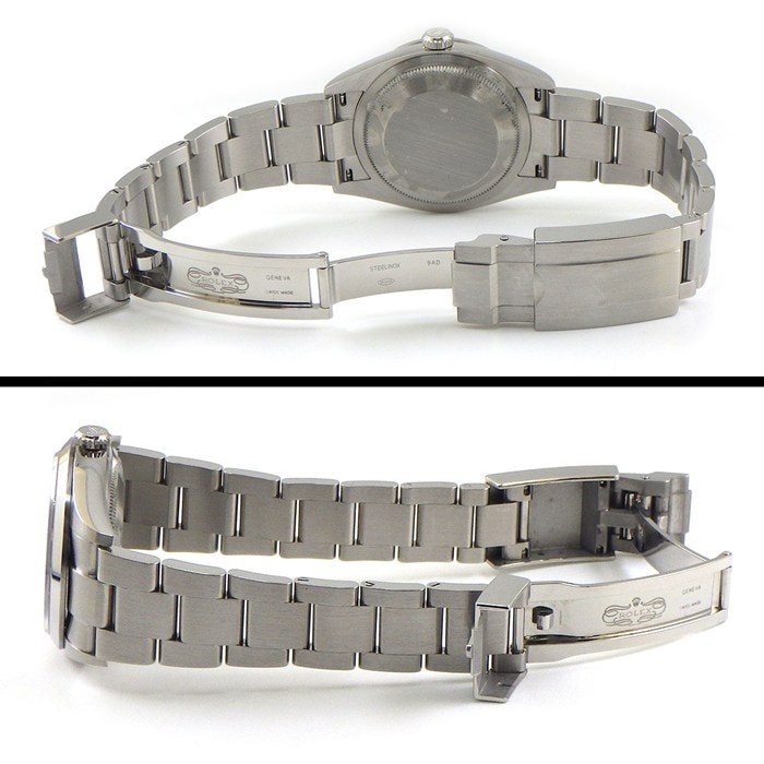 ロレックス Rolex 腕時計 エクスプローラー36 124270 ルーレット刻印 ブラック文字盤 夜光インデックス 夜光針 SS 自動巻き 【箱・保付き】 【中古】
