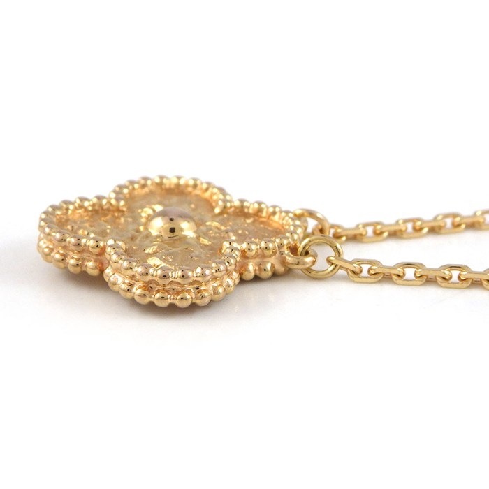 ヴァンクリーフ＆アーペル Van Cleef & Arpels ネックレス ヴィンテージアルハンブラ VCARN9ZS00 K18PG 【中古】