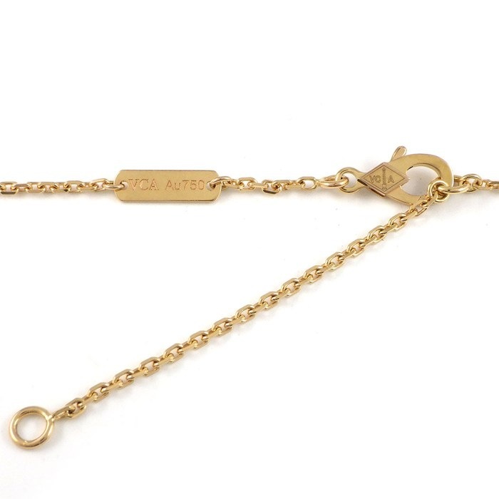 ヴァンクリーフ＆アーペル Van Cleef & Arpels ネックレス ヴィンテージアルハンブラ VCARN9ZS00 K18PG 【中古】
