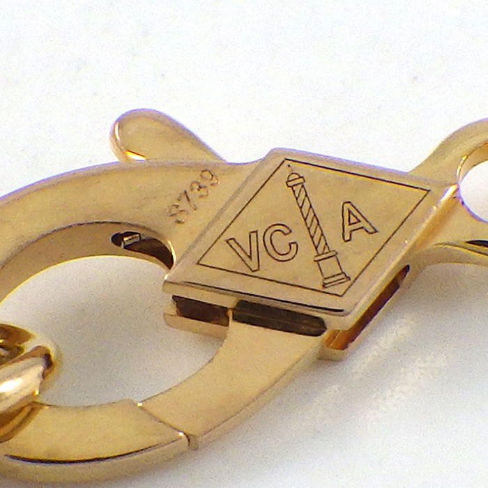 ヴァンクリーフ＆アーペル Van Cleef & Arpels ネックレス ヴィンテージアルハンブラ VCARN9ZS00 K18PG 【中古】