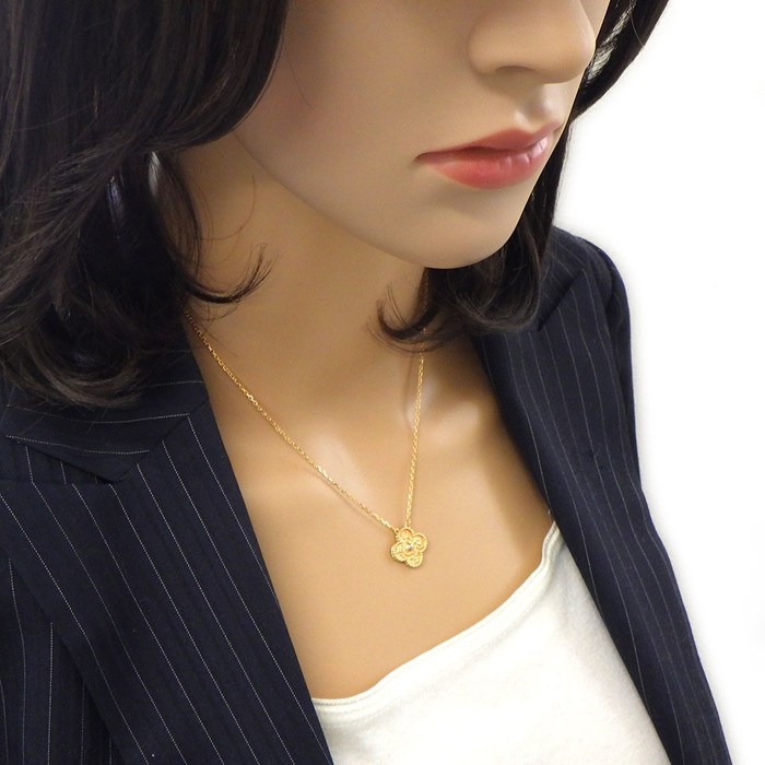 ヴァンクリーフ＆アーペル Van Cleef & Arpels ネックレス ヴィンテージアルハンブラ VCARN9ZS00 K18PG 【中古】