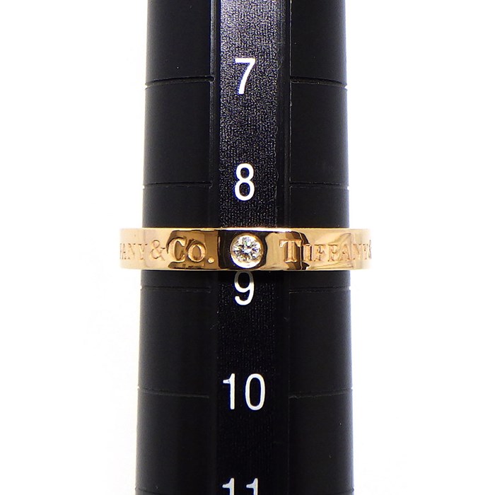 Tiffany & Co. - ティファニー リング バンド 3mm 8.5号 K18PG