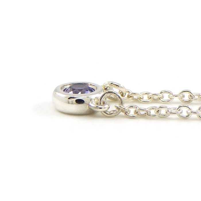 【値下げ】TIFFANY SV925 天然石タンザナイト バイザヤード・美品 TIFFANY&Co. 美品☆ティファニー カラー バイ ザ ヤード