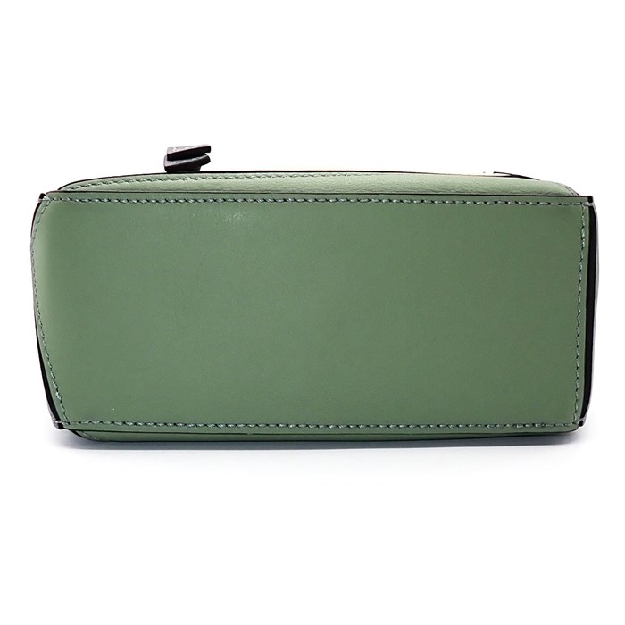 ロエベ LOEWE ショルダーバッグ パズルバッグ ミニ マルチカラー グレー  ソフトグレインカーフレザー 【中古】 ロエベ LOEWE ショルダーバッグ パズルバッグ ミニ マルチカラー