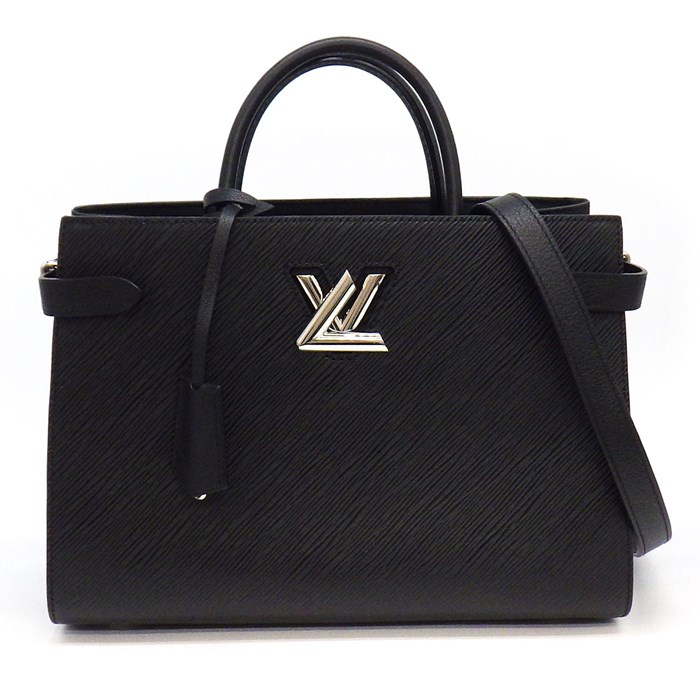 ルイ・ヴィトン Louis Vuitton ハンドバッグ ショルダーバッグ ツイスト トート M54810 ノワール エピレザー グレインドカーフレザー シルバー金具 【中古】