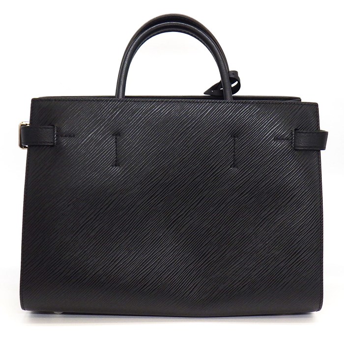 ルイ・ヴィトン Louis Vuitton ハンドバッグ ショルダーバッグ ツイスト トート M54810 ノワール エピレザー グレインドカーフレザー シルバー金具 【中古】