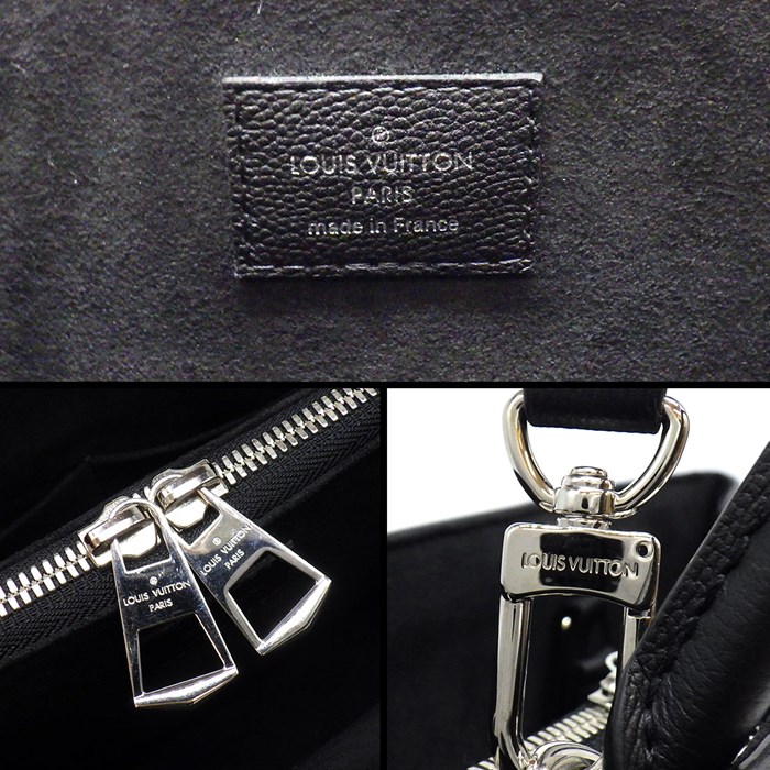 ルイ・ヴィトン Louis Vuitton ハンドバッグ ショルダーバッグ ツイスト トート M54810 ノワール エピレザー グレインドカーフレザー シルバー金具 【中古】