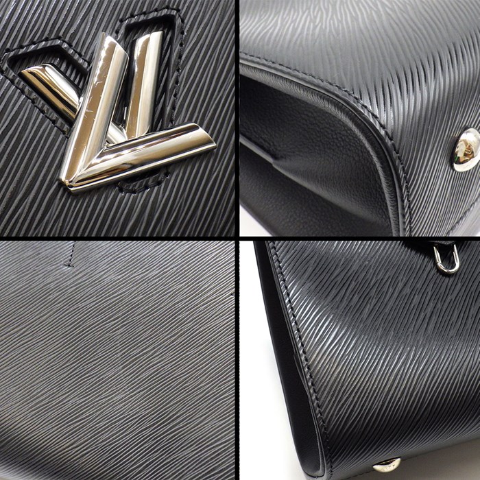 ルイ・ヴィトン Louis Vuitton ハンドバッグ ショルダーバッグ ツイスト トート M54810 ノワール エピレザー グレインドカーフレザー シルバー金具 【中古】