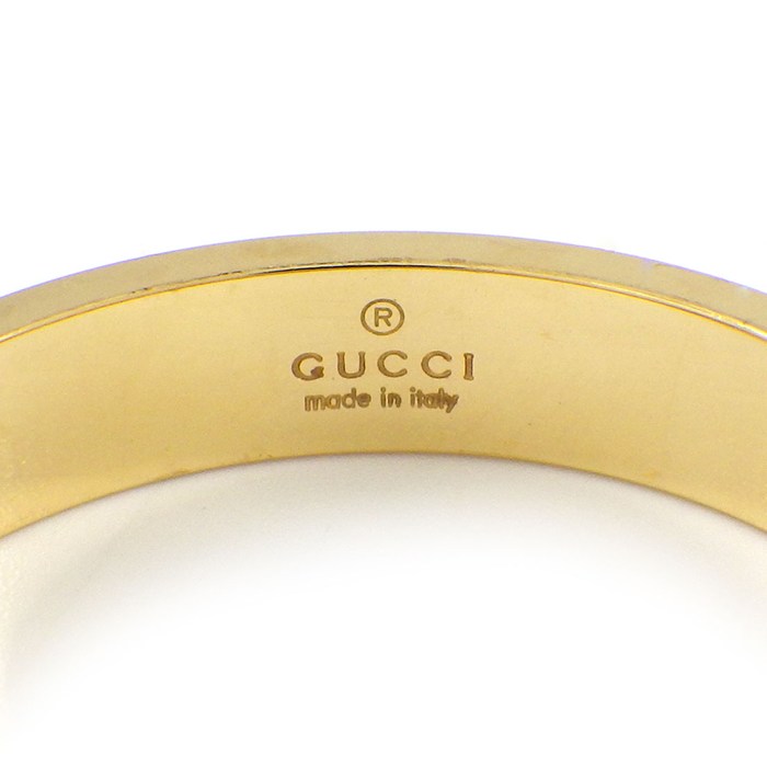 グッチ GUCCI リング アイコン 660070 J8500 8000 インターロッキングG GGロゴ K18YG 19号 / #20 【中古】