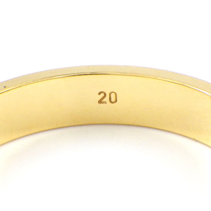 グッチ GUCCI リング アイコン 660070 J8500 8000 インターロッキングG GGロゴ K18YG 19号 / #20 【中古】
