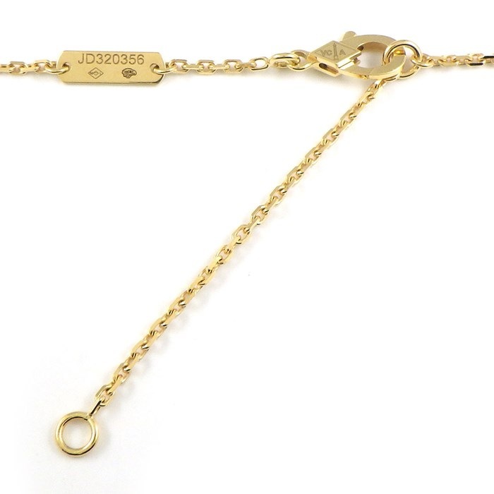 ヴァンクリーフ＆アーペル Van Cleef & Arpels ネックレス ヴィンテージ アルハンブラ VCARA45800 オニキス K18YG 【箱・保付き】 【中古】