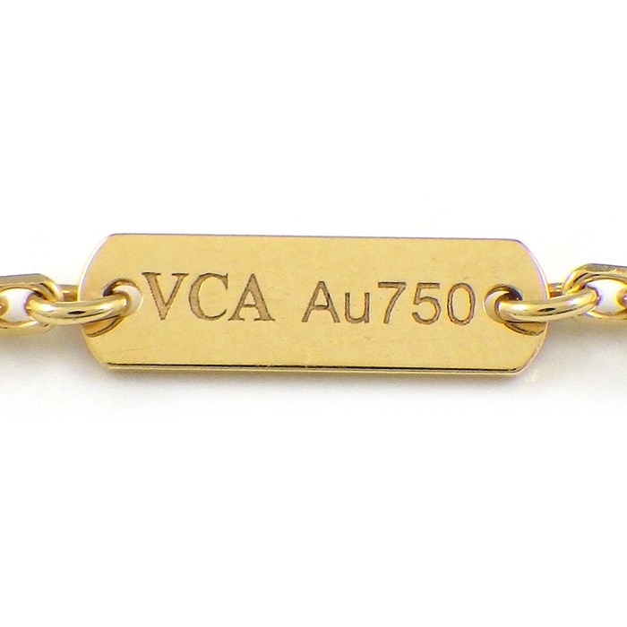ヴァンクリーフ＆アーペル Van Cleef & Arpels ネックレス ヴィンテージ アルハンブラ VCARA45800 オニキス K18YG 【箱・保付き】 【中古】