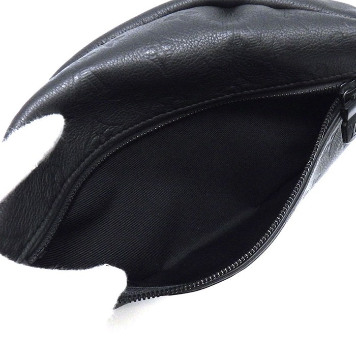 ルイ・ヴィトン LOUIS VUITTON ボディバッグ ディスカバリー バムバッグ PM M46036 ブラック モノグラムシャドウレザー 【中古】