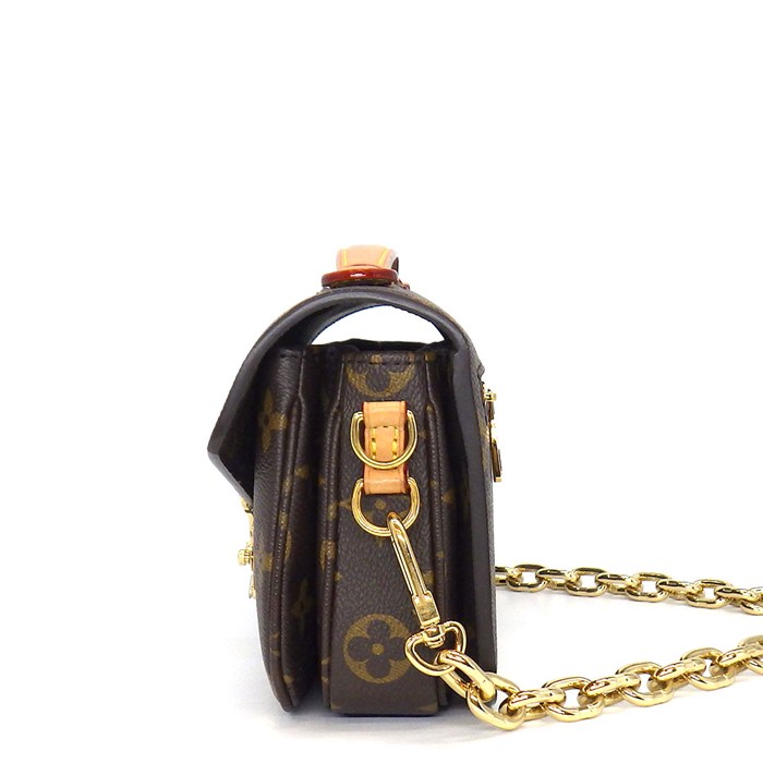 ルイ・ヴィトン LOUIS VUITTON ショルダーバッグ ポシェット メティス EW M46279 モノグラムキャンバス レザー ゴールド金具 【中古】