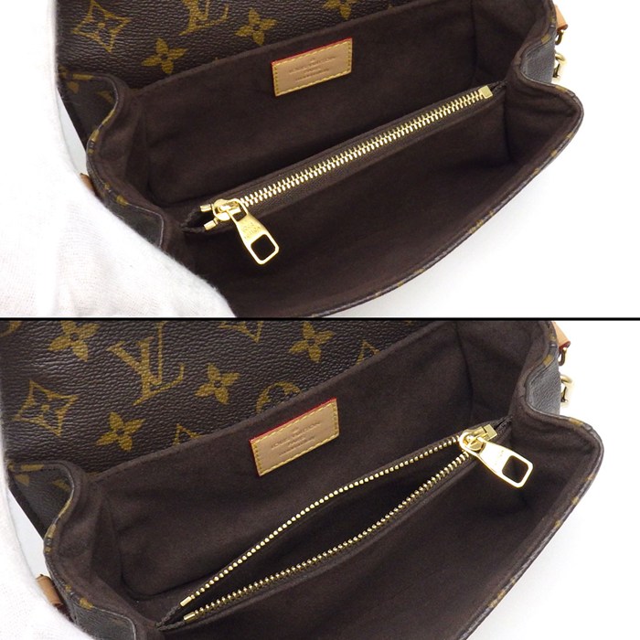 ルイ・ヴィトン LOUIS VUITTON ショルダーバッグ ポシェット メティス EW M46279 モノグラムキャンバス レザー ゴールド金具 【中古】