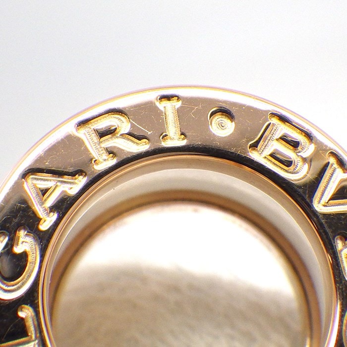 ブルガリ BVLGARI ネックレス B-zero1 ビーゼロワン 346082 ロゴ K18PG ホワイト セラミック 【箱・保付き】 【中古】