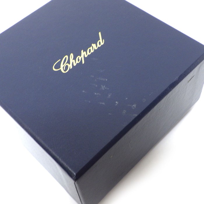 ショパール Chopard ネックレス ハッピーハート 797482-5201 ムービング 1ポイント ダイヤモンド 0.05ct オニキス K18PG 【中古】