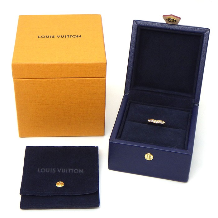 ルイ・ヴィトン LOUIS VUITTON リング V Q9Y46C 16ポイント ダイヤモンド 計0.30ct K18PG 9.5号 / #50 【中古】