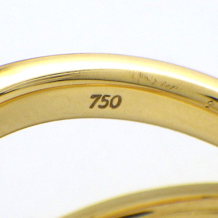 タサキ 田崎真珠 TASAKI リング デインジャー シグネチャー R-4497 アコヤ真珠 5.0-6.0mm珠 K18YG 13号 【箱・保付き】 【中古】