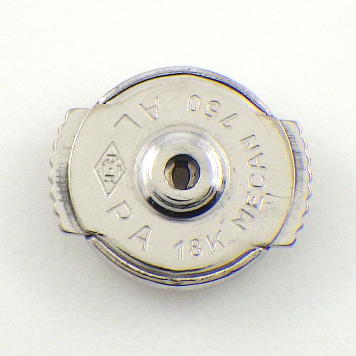 カルティエ Cartier ピアス ラブ フープ 6ポイント ダイヤモンド K18WG 【中古】