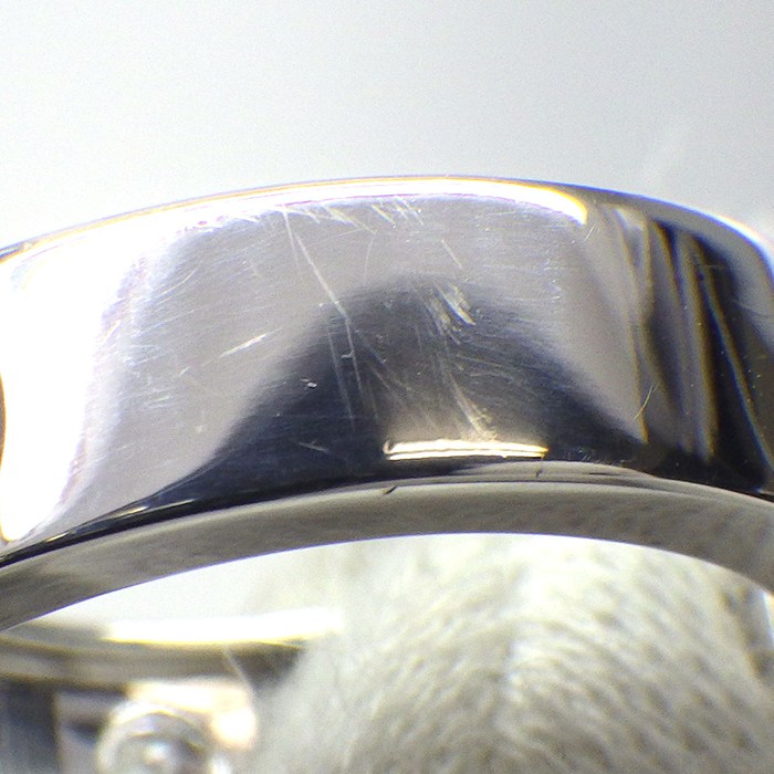 カルティエ Cartier ピアス ラブ フープ 6ポイント ダイヤモンド K18WG 【中古】