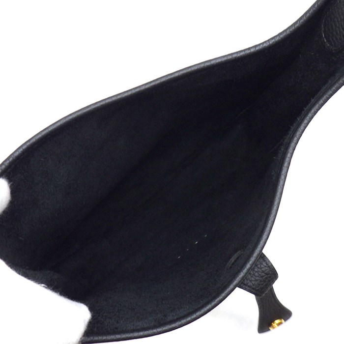 エルメス HERMES ショルダーバッグ エヴリン3 PM 2020年 ブラック トリヨンクレマンス ゴールド金具 【中古】