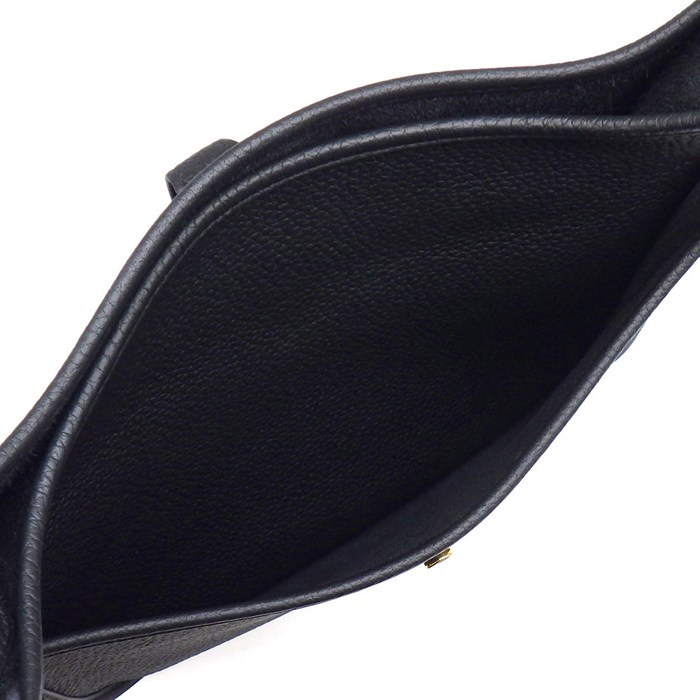 エルメス HERMES ショルダーバッグ エヴリン3 PM 2020年 ブラック トリヨンクレマンス ゴールド金具 【中古】