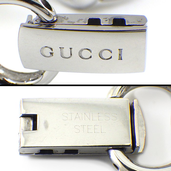 グッチ GUCCI 腕時計 シニョーリア 116.3 12ポイント ダイヤインデックス スクエア ホワイトシェル文字盤 SS クオーツアナログ 【中古】