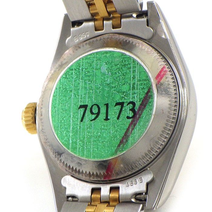 ロレックス Rolex 腕時計 デイトジャスト 79173G K番 2001年製 シャンパンカラー文字盤 10ポイント ダイヤインデックス デイト K18YG SS 自動巻き 【箱・保付き】 【中古】