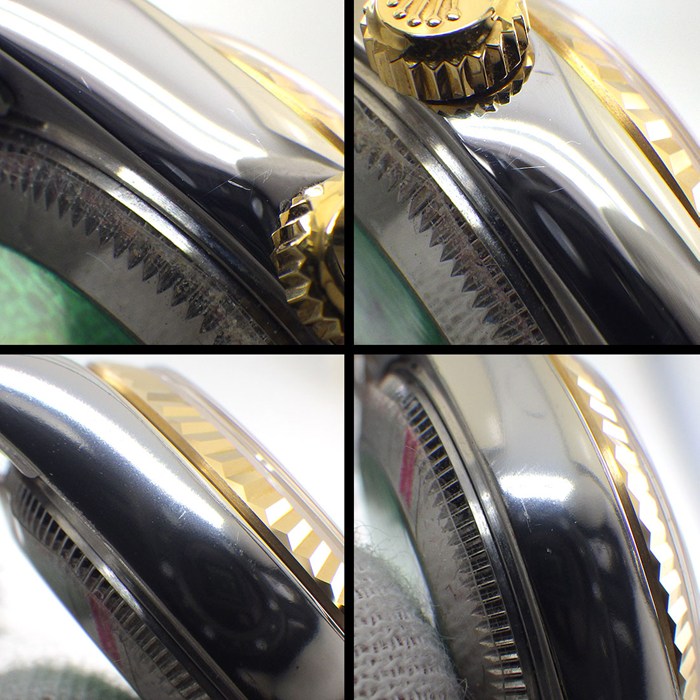 ロレックス Rolex 腕時計 デイトジャスト 79173G K番 2001年製 シャンパンカラー文字盤 10ポイント ダイヤインデックス デイト K18YG SS 自動巻き 【箱・保付き】 【中古】