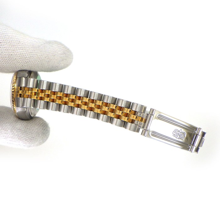 ロレックス Rolex 腕時計 デイトジャスト 79173G K番 2001年製 シャンパンカラー文字盤 10ポイント ダイヤインデックス デイト K18YG SS 自動巻き 【箱・保付き】 【中古】