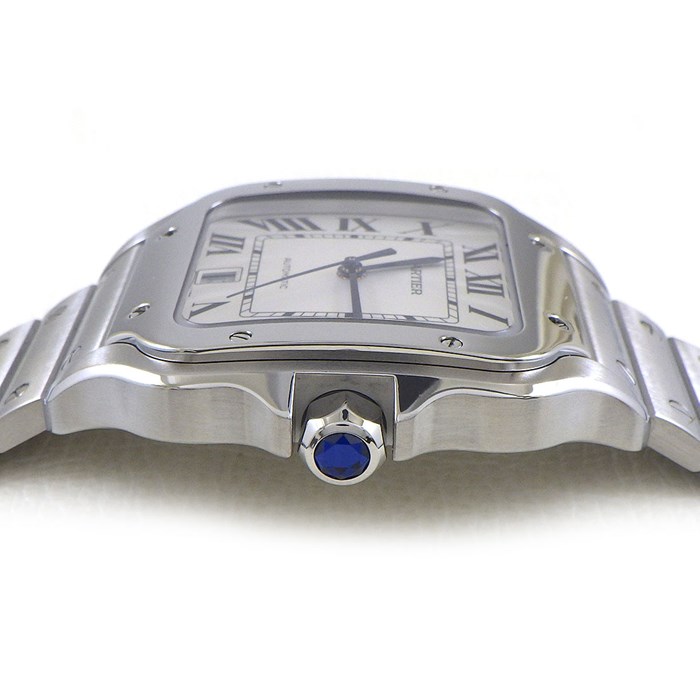 カルティエ Cartier 腕時計 サントス WSSA0018 カレンダー オパライン